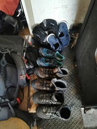 Schuhetrocknen nach Regentagen