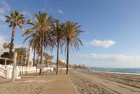 Am Strand bei Malaga
